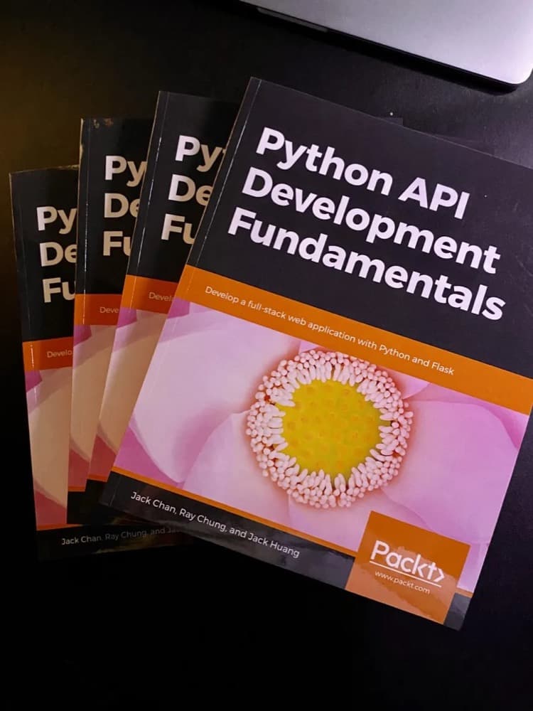 Python API Development Fundamentals on a shelf